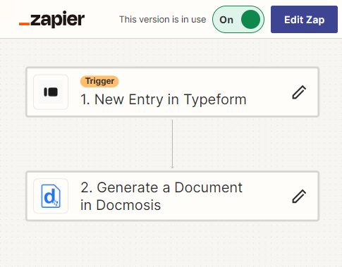 Integrate Typeform with Zapier