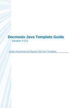 Docmosis-Java (v4.4.0) - Template Guide