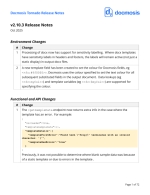 Tornado (v2.10.3) - Release Notes